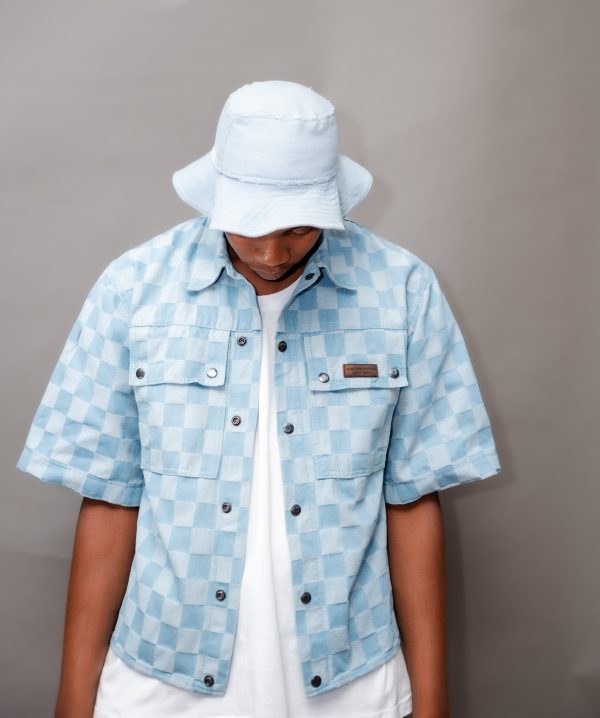 Denim Chess Shirt - Image 2